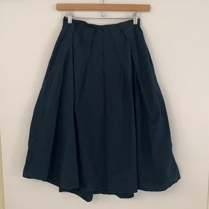 Hannoh Wessel Navy Wrap Skirt!